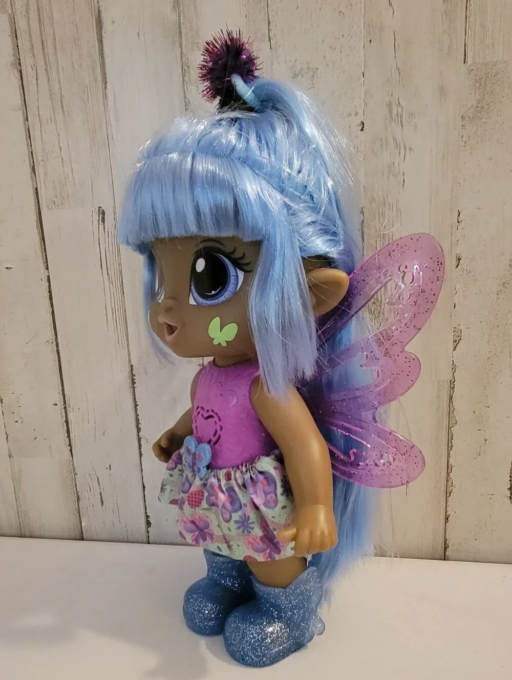 Baby Alive GloPixies Doll, Gigi Glimmer, Glowing Pixie Doll